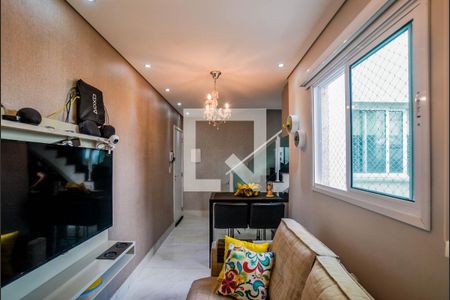 Sala de apartamento à venda com 2 quartos, 107m² em Jardim Cristiane, Santo André