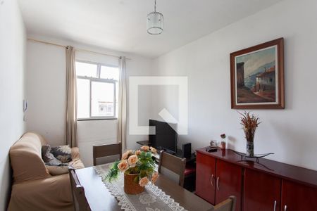 Sala de apartamento à venda com 3 quartos, 68m² em Monsenhor Messias, Belo Horizonte