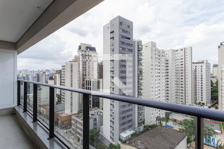 Varanda de kitnet/studio à venda com 1 quarto, 40m² em Vila Nova Conceição, São Paulo