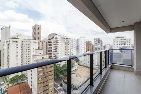 Varanda de kitnet/studio à venda com 1 quarto, 40m² em Vila Nova Conceição, São Paulo