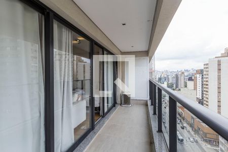 Varanda de kitnet/studio à venda com 1 quarto, 40m² em Vila Nova Conceição, São Paulo
