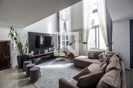 Sala de TV de casa de condomínio à venda com 4 quartos, 368m² em Parque Sinai, Santana de Parnaíba