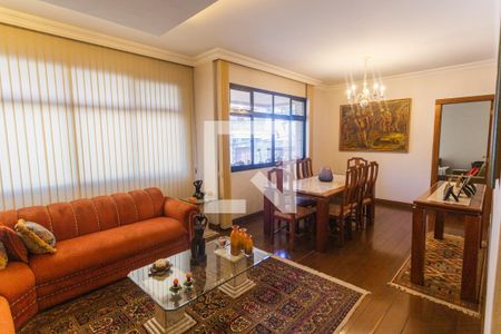 Sala de apartamento à venda com 4 quartos, 145m² em Grajaú, Belo Horizonte