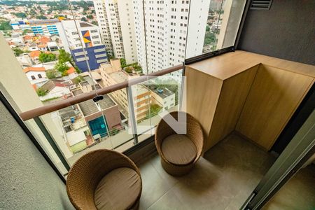 Varanda de kitnet/studio para alugar com 1 quarto, 25m² em Vila Clementino, São Paulo