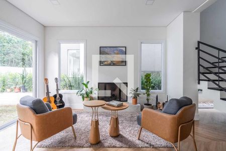 Sala de casa de condomínio à venda com 3 quartos, 448m² em Pedra Redonda, Porto Alegre