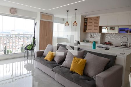 Sala de apartamento à venda com 2 quartos, 73m² em Gopouva, Guarulhos
