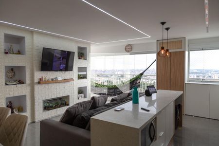 Sala de apartamento à venda com 2 quartos, 73m² em Gopouva, Guarulhos