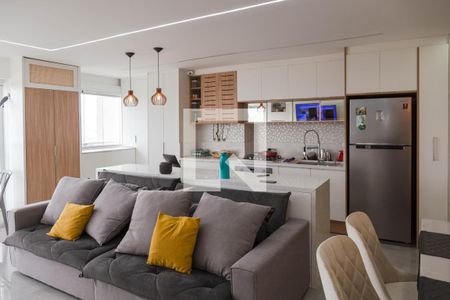 Sala de apartamento à venda com 2 quartos, 73m² em Gopouva, Guarulhos