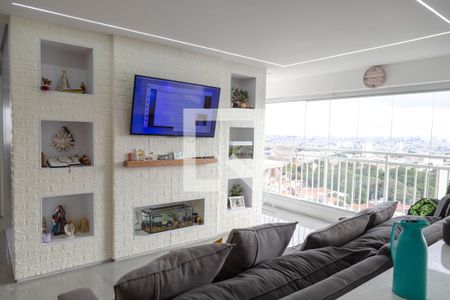 Sala de apartamento à venda com 2 quartos, 73m² em Gopouva, Guarulhos