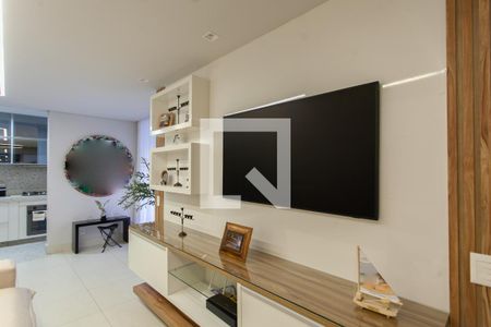 Sala de apartamento à venda com 1 quarto, 80m² em São Luiz, Belo Horizonte