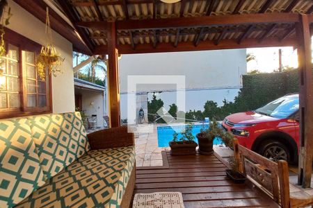 Varanda da Sala de casa à venda com 4 quartos, 400m² em Jardim Santa Marcelina, Campinas