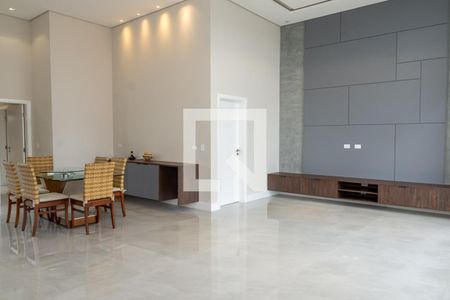 Sala de casa de condomínio para alugar com 3 quartos, 250m² em Riviera Tamborlim, Americana