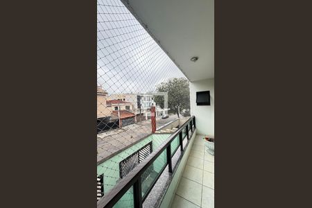 Sacada de apartamento à venda com 3 quartos, 105m² em Vila Alzira, Santo André