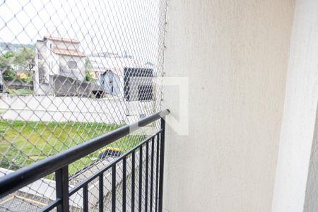 Varanda da Sala de apartamento à venda com 2 quartos, 46m² em Parque João Ramalho, Santo André