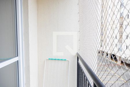 Varanda da Sala de apartamento à venda com 2 quartos, 46m² em Parque João Ramalho, Santo André