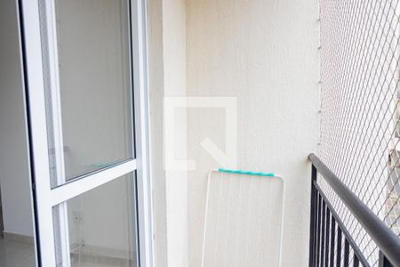 Varanda da Sala de apartamento à venda com 2 quartos, 46m² em Parque João Ramalho, Santo André