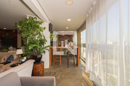 Varanda da Sala de apartamento à venda com 3 quartos, 173m² em Panamby, São Paulo