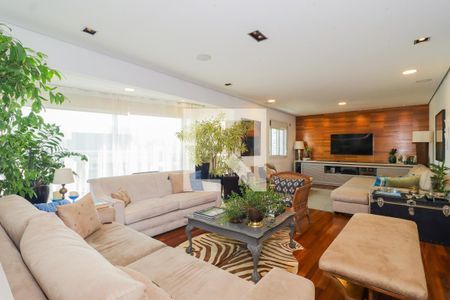 Sala de apartamento à venda com 3 quartos, 173m² em Panamby, São Paulo