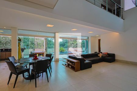 Sala de casa de condomínio à venda com 4 quartos, 510m² em Parque do Engenho, Belo Horizonte