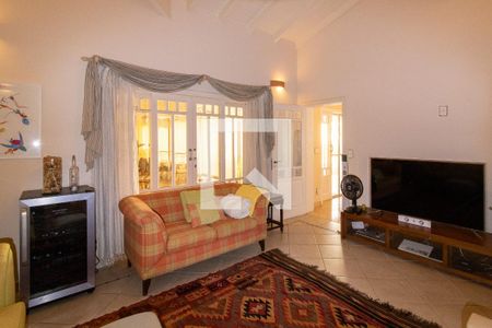 Sala de casa de condomínio para alugar com 3 quartos, 400m² em Vila Madalena, Campinas