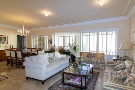 Sala de casa de condomínio para alugar com 3 quartos, 400m² em Vila Madalena, Campinas