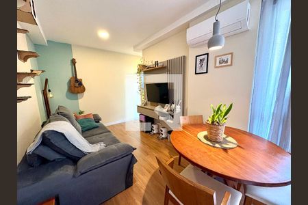 Sala de apartamento à venda com 2 quartos, 52m² em Jardim do Lago, Jundiaí