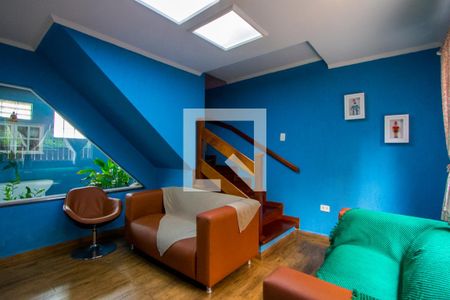 Sala de casa à venda com 3 quartos, 298m² em Vila Linda, Santo André