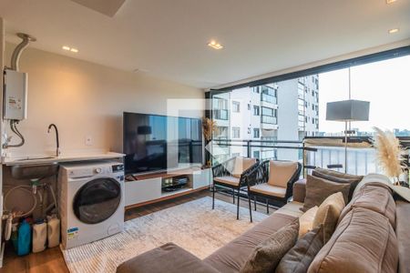 Sala/Cozinha de apartamento para alugar com 2 quartos, 76m² em Tamboré, Barueri