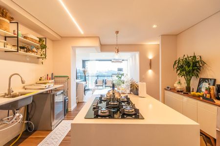Sala/Cozinha de apartamento para alugar com 2 quartos, 76m² em Tamboré, Barueri