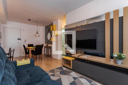 Sala de apartamento à venda com 2 quartos, 60m² em São Sebastião, Porto Alegre