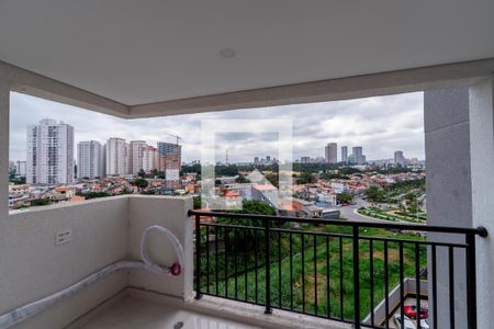 Varanda da Sala de apartamento à venda com 2 quartos, 73m² em Vila Militar, Barueri