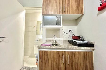 Cozinha de kitnet/studio à venda com 1 quarto, 18m² em Jardim Oriental, São Paulo