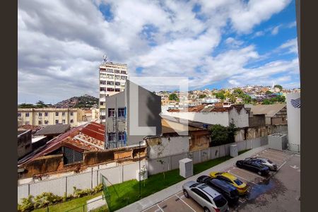 Vista da Sala de apartamento à venda com 1 quarto, 35m² em Santo Cristo, Rio de Janeiro
