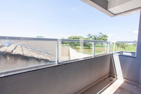 Varanda da Sala de apartamento para alugar com 2 quartos, 54m² em Nova Uberlândia, Uberlândia