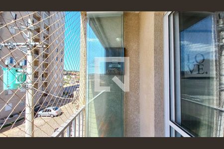 Varanda da sala de apartamento à venda com 2 quartos, 51m² em Jardim Samambaia, Campinas