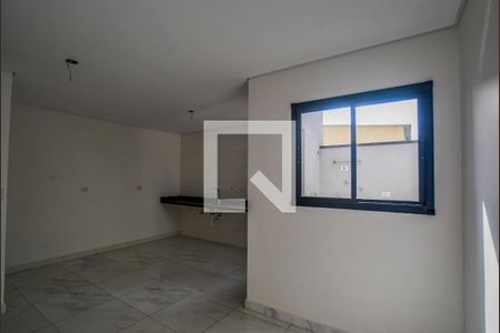 Sala de apartamento à venda com 2 quartos, 54m² em Jardim das Maravilhas, Santo André