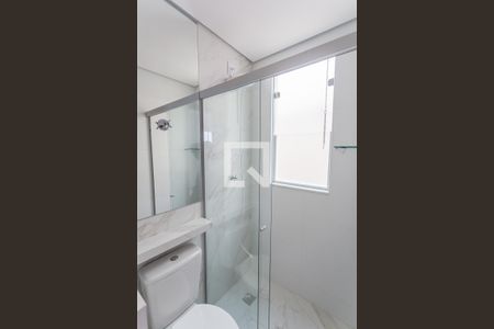 Banheiro Social de apartamento à venda com 1 quarto, 48m² em São Pedro, Belo Horizonte