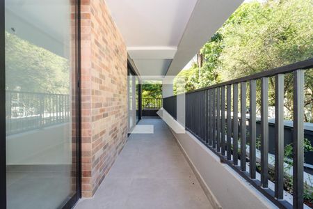 Varanda da Sala de apartamento à venda com 3 quartos, 201m² em Cidade Jardim, São Paulo