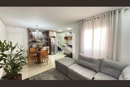 Sala de apartamento à venda com 2 quartos, 140m² em Vila Valparaíso, Santo André