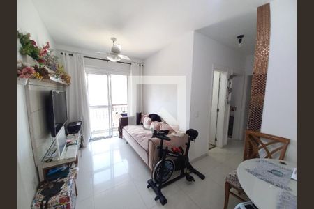 Sala de apartamento para alugar com 2 quartos, 50m² em Castelo, Santos