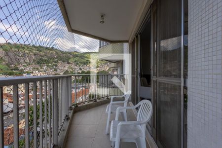 Sala Varanda de apartamento para alugar com 3 quartos, 122m² em Grajaú, Rio de Janeiro