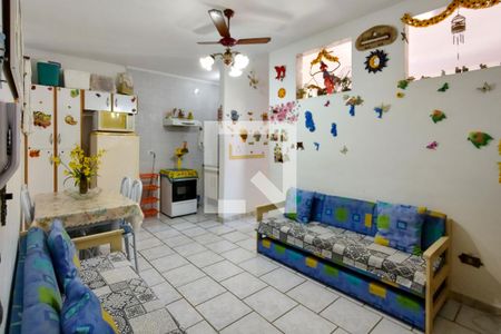 Sala de apartamento para alugar com 1 quarto, 40m² em Cidade Ocian, Praia Grande