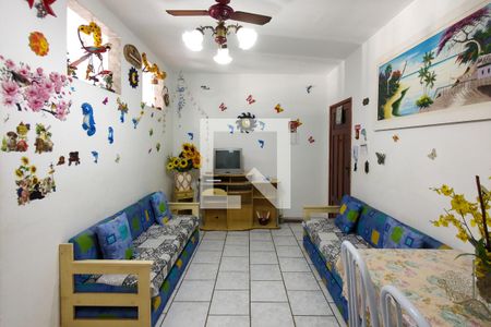 Sala de apartamento para alugar com 1 quarto, 40m² em Cidade Ocian, Praia Grande