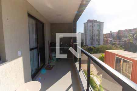 Varanda de kitnet/studio à venda com 1 quarto, 38m² em Ingá, Niterói