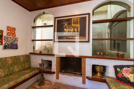 Sala da Lareira de casa à venda com 7 quartos, 370m² em Jardim Franca, São Paulo