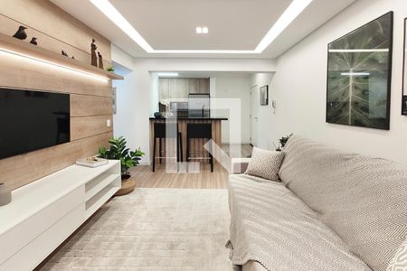 Sala de apartamento à venda com 1 quarto, 60m² em Ideal, Novo Hamburgo