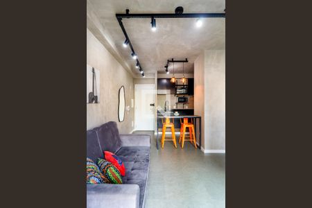 Sala de kitnet/studio para alugar com 1 quarto, 35m² em Campo Belo, São Paulo