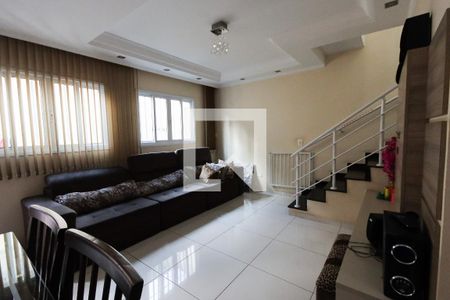 Sala de casa à venda com 3 quartos, 120m² em Vila Camilópolis, Santo André