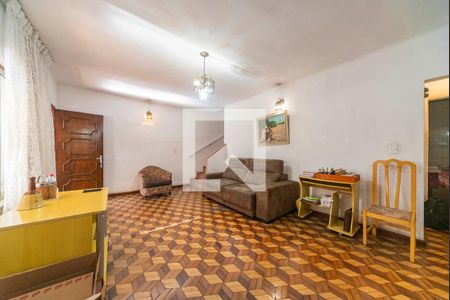 Sala de casa à venda com 3 quartos, 196m² em Vila Homero Thon, Santo André