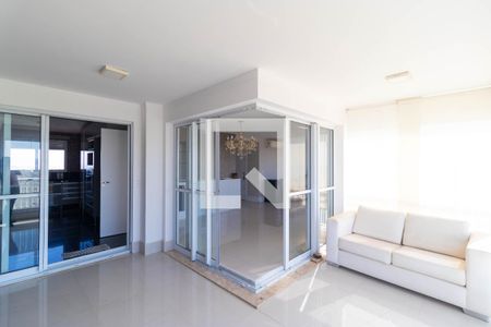 Sacada com Churrasqueira de apartamento à venda com 3 quartos, 166m² em Parque Prado, Campinas